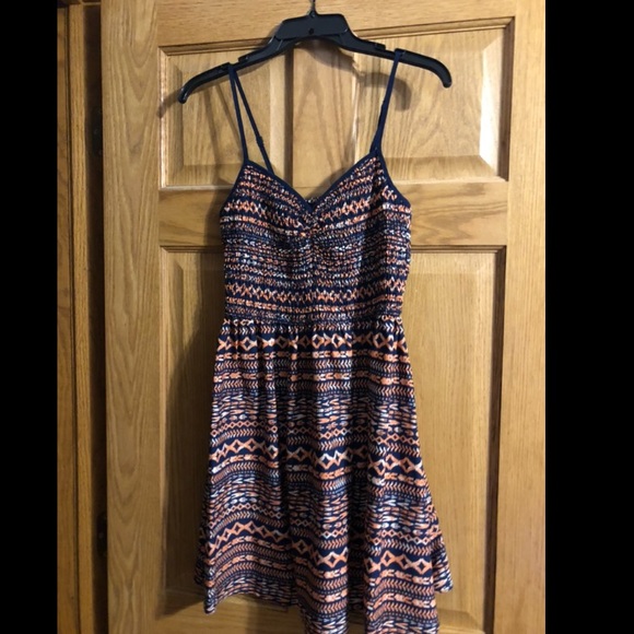 Blue & Orange Aztec Sundress - Picture 1 of 1